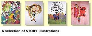 A selection of story illustrations