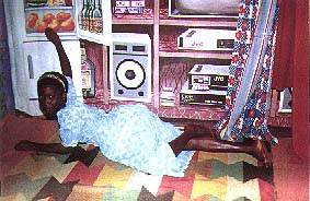 Relaxen, 1996 by Philip Kwame Apagya