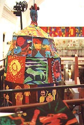 Ijele Pride mask on display