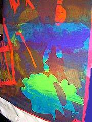 Detail of finished banner