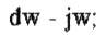 DW in TWI alphabet