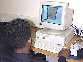 Pupils in ICT suite