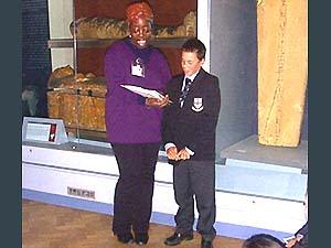 Pupils at the Horniman Museum