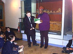 Pupils at the Horniman Museum
