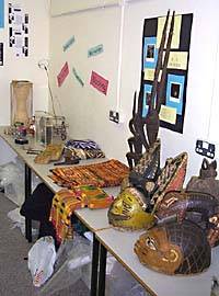 Some of the objects in the handling collection