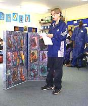 Kemnal pupils reading poems