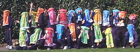 Year 5 with headresses