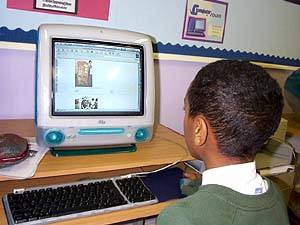 pupils completing worksheets