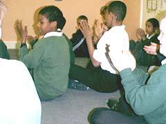 Intro day at New Woodlands School