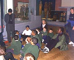 Pupils at the Horniman Museum