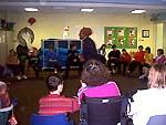 story-telling in the hall