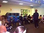 story-telling in the hall