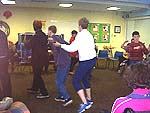 story-telling in the hall