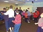 story-telling in the hall