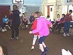 story-telling in the hall