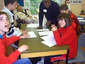 Senior Dept. working with their Kemnal partners
