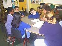 Christ Church pupils in classsroom