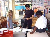 Christ Church pupils in classsroom