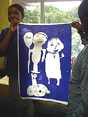 screen printed image
