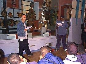 Pupils at the Horniman Museum
