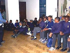 Pupils at the Horniman Museum