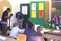 making the video at Malory
