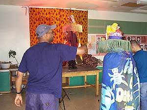making the video at Malory