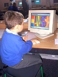 Raglan pupil placing image on virtual banner