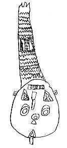 Raglan pupil's drawing at the Horniman Museum
