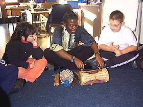 Songs and games at Brent Knoll