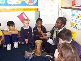 Songs and games at Brent Knoll