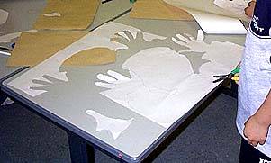 Screen printing at Brent Knoll