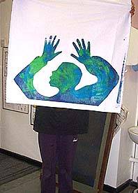 Screen printing at Brent Knoll