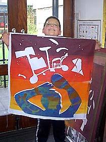 Screen printing at Brent Knoll