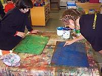 Screen printing at Brent Knoll