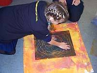 Screen printing at Brent Knoll