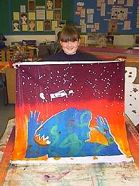 Screen printing at Brent Knoll