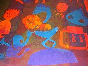 Detail from the finished banner