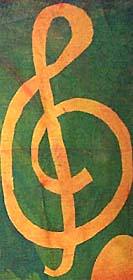 Detail from spirit banner